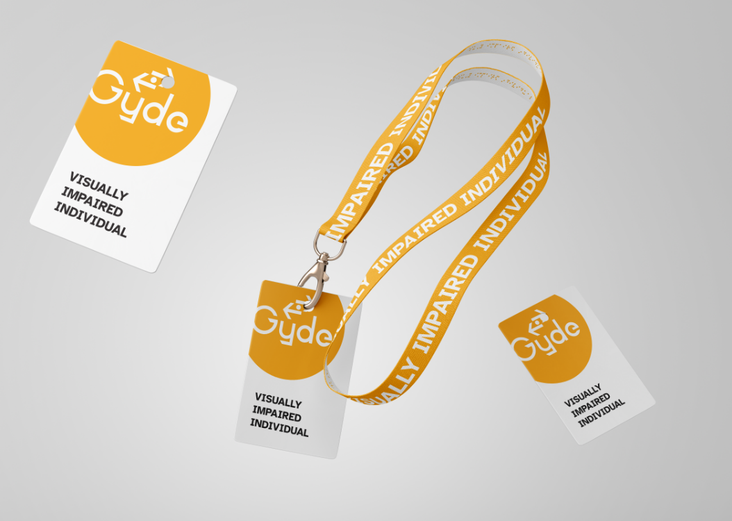 Gyde lanyard for the visually impaired.